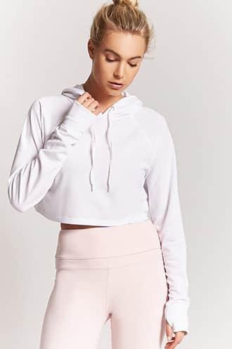 Forever21 Active Hooded Top