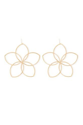 Forever21 Flower Outline Earrings