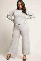 Forever21 Plus Size Marled Knit Sweatpants