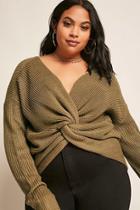 Forever21 Plus Size Twist-back Sweater