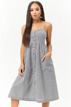 Forever21 Gingham Button-front Dress