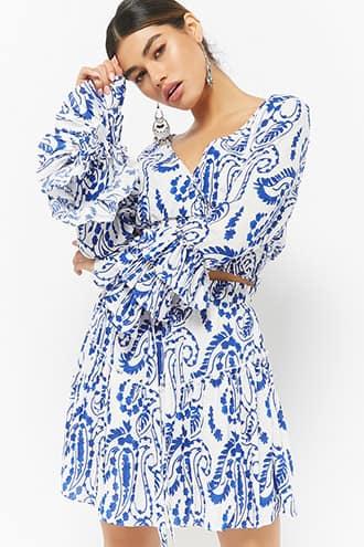 Forever21 Selfie Leslie Ornate Print Skirt