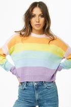 Forever21 Boxy Striped Sweater