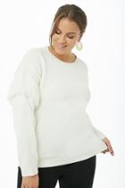 Forever21 Plus Size Fringe-trim Sweater