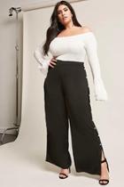 Forever21 Plus Size Faux Pearl Palazzo Pants