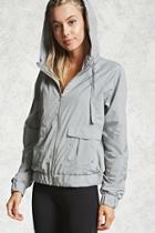 Forever21 Active Mesh Hooded Jacket