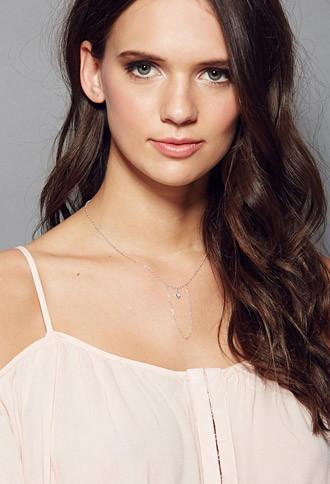 Forever21 Amarilo Sia Necklace (silver/clear)