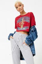 Forever21 Cleveland Cavaliers Raw-cut Crop Tee