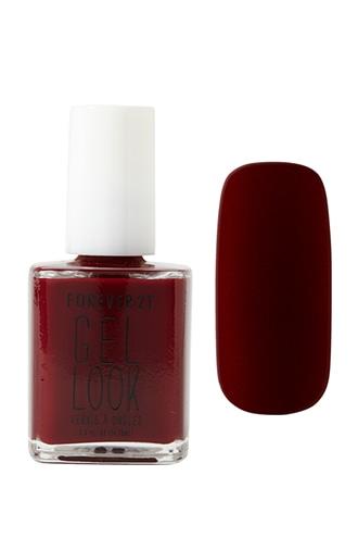 Forever21 Women's  Fiery Red Gel Look Nail Polish