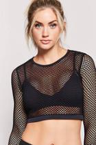 Forever21 Active Netted Crop Top