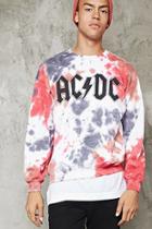 21 Men Men's  Tie Dye Acdc Graphic Pullover