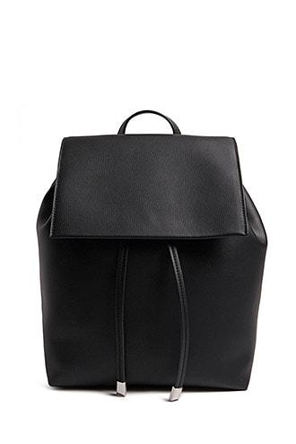 Forever21 Faux Leather Chain-strap Backpack