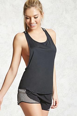 Forever21 Active Abstract Back Tank Top