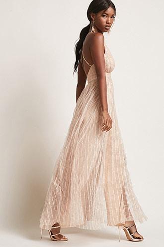 Forever21 Sequin Mesh Gown