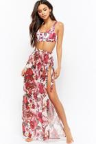 Forever21 Kulani Kinis Floral Swim Cover-up Maxi Skirt