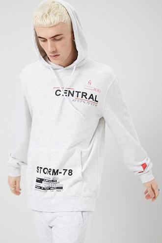 Forever21 New York Geoscience Graphic Hoodie