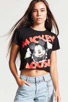 Forever21 Mickey Mouse Cropped Tee