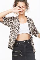 Forever21 Motel Leopard Print Shirt