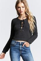 Forever21 Contemporary Sweater-knit Top