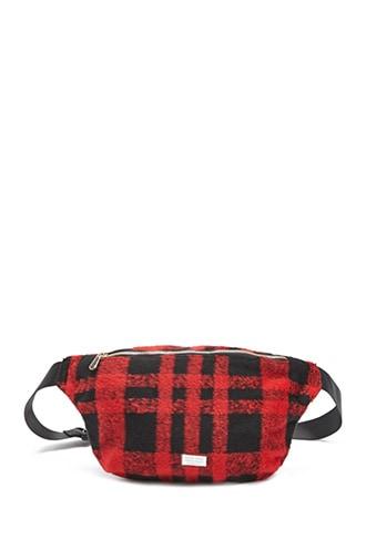 Forever21 Men Reason Plaid Sling Bag