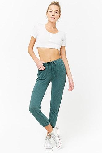 Forever21 Slub Knit Joggers