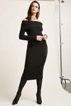 Forever21 Ribbed Off-the-shoulder Maxi Dress