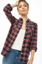 Forever21 Plaid Pattern Flannel Shirt