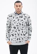 Forever21 Animal Print Sweatshirt
