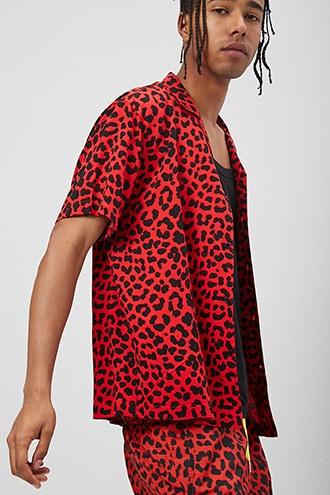 Forever21 Leopard Classic Fit Shirt