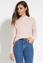 Forever21 Women's  Light Pink Brushed Knit Sweater