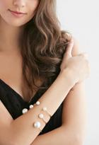 Forever21 Faux Pearl Cuff Set