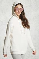 Forever21 French Terry Longline Hoodie