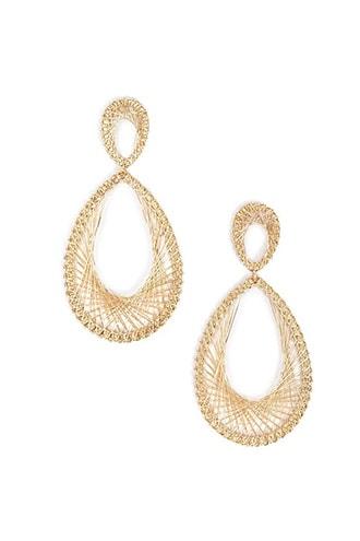 Forever21 Wire Oval Drop Earrings