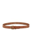 Forever21 Tan Geo Cutout Faux Leather Belt