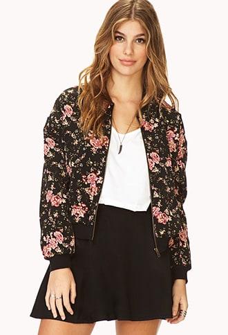Forever21 Garden Grove Bomber Jacket