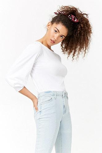 Forever21 Balloon-sleeve Tee