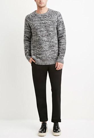 21 Men Men's  Cropped Knit Pants