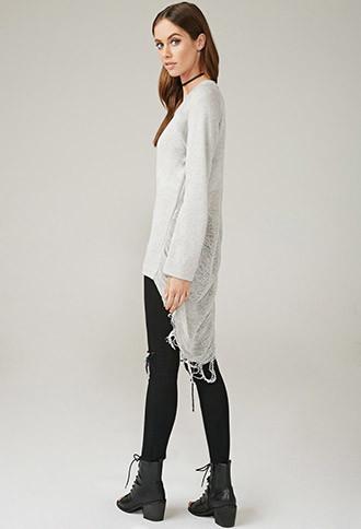Forever21 Marina T. Distressed Pullover
