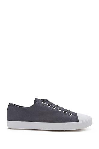 21 Men Men's  Grey Men Low-top Sneakers