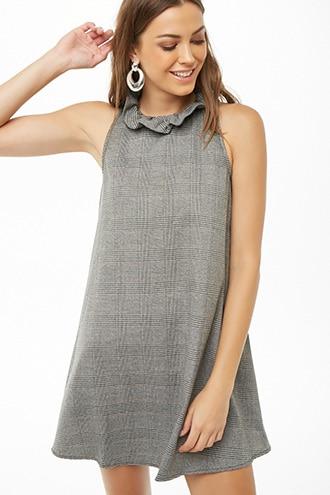 Forever21 Glen Plaid Trapeze Dress