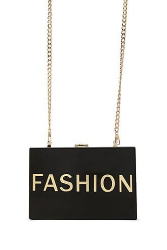 Forever21 Fashion Graphic Box Clutch