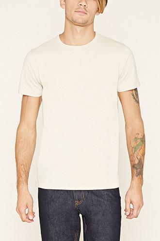 21 Men Men's  Desert Sand Stretch Knit Tee