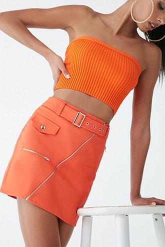 Forever21 Moto Mini Skirt