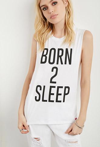 Forever21 Married To The Mob Sleep Muscle Tee