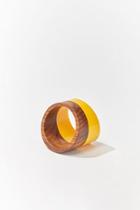 Forever21 Colorblock Wood Bangle