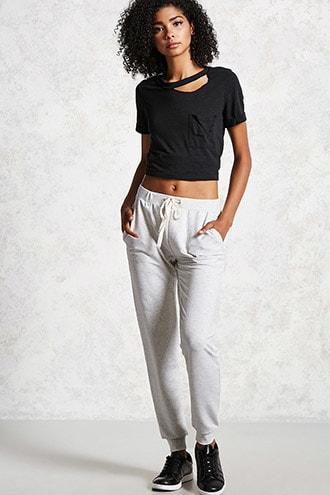 Forever21 Heathered Pj Pants