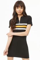 Forever21 Striped Zip-front Dress