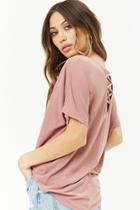 Forever21 Twist Front High-low Top