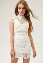 Forever21 Love Cat Crochet Mini Dress