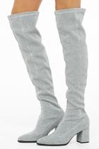 Forever21 Lemon Drop By Privileged Over-the-knee Sock Boots